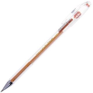 Ручка гель металлик Crown "Hi-Jell Metallic" оранжевая HJR-500GSM 0,7мм