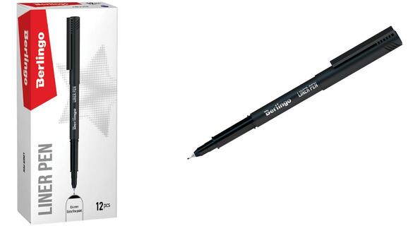 Ручка капиллярная "Berlingo.Liner pen" черная 0,4мм CK_40681