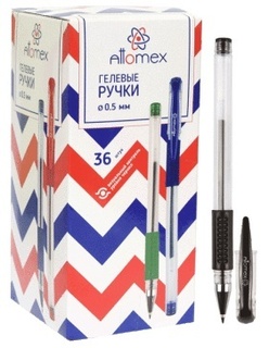 Ручка гель "deVente.Attomex" черная 0,5мм 5051307