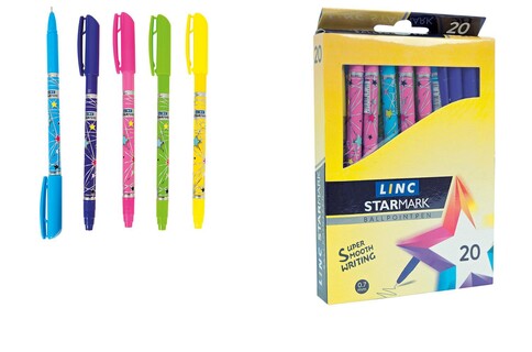 Ручка шариковая "Linc Starmark" синяя 0,7мм 950F