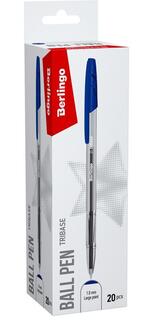 Ручка шариковая "Berlingo.Tribase" синяя 1мм CBр_10902_20