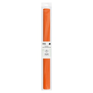 Цветная крепированная бумага в рулоне 50*250 32г/м2 оранжевая CR_43955 Три совы