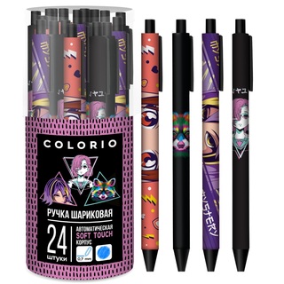 Ручка шариковая "Colorio.Завораживающее аниме" автомат синяя 0,7мм COKB-UG-130-PVC24 АкХолд