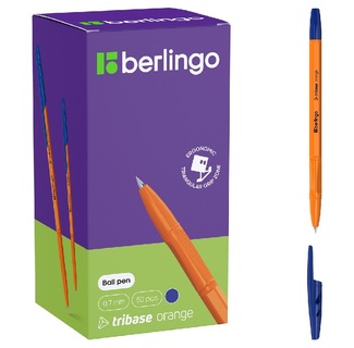 Ручка шариковая "Berlingo.Tribase Orange" синяя 0,7мм CBp_70910