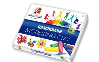 Пластилин 18 цв "Классика" 360гр 20с1330-08 Луч