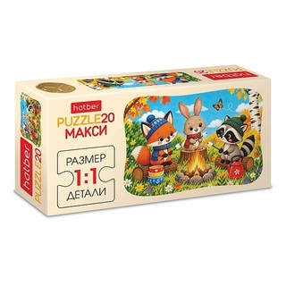 Пазлы Хатбер   20эл MAXI "Лесные посиделки" 20ПЗ5_38260