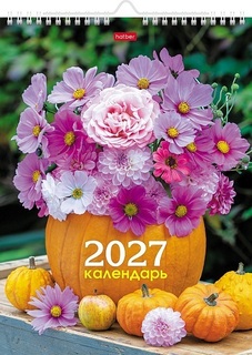 Календарь на гребне с ригелем мини "Цветочное настроение" 22*30 12Кнп4гр_36277 095964 Хатбер