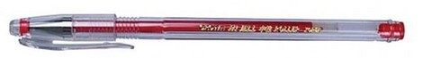 Ручка гель Crown "Hi-Jell" красная HJR-500B 0,5мм 208926
