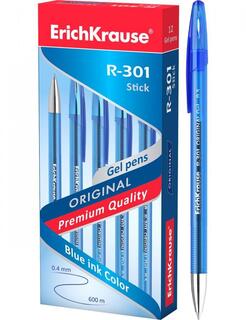 Ручка гель "Erich Krause.R-301 Original Gel" синяя 40318 0,5мм