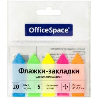 Набор стикеров "OfficeSpace" (45*12мм 20л*5цв) пластик SN20_17794