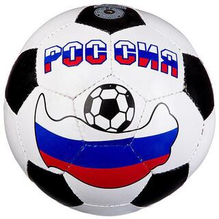 Мяч футбольный "Россия" PVC 230/250г №5 матовый Т15367