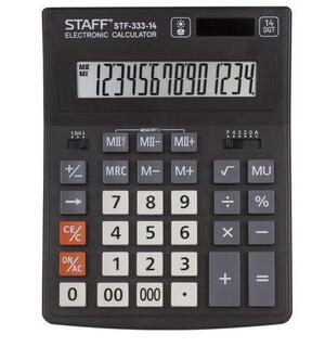 Калькулятор STAFF PLUS 14 разряд 200*154мм  STF-333  250416
