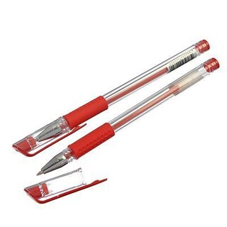 Ручка гель "ClipStudio" красная 0,5мм 614-005