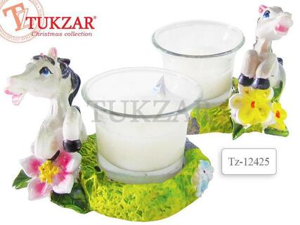 Подсвечник "Лошадка" TZ12425 8*5*7см