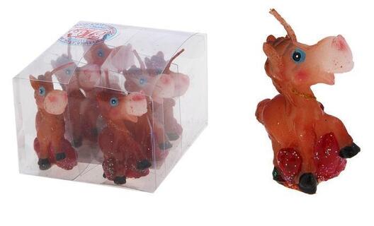 Свеча "Лошадка с сердцем" 680295