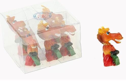 Свеча "Лошадка мультяшная с подарком" 680302