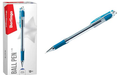 Ручка шариковая "Berlingo.I-10" синяя 0,4мм СВр_40012
