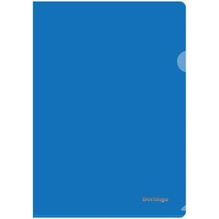 Папка уголок А4 "Berlingo/Hatber" синяя 180мкр AGp_04102/AG4_00102