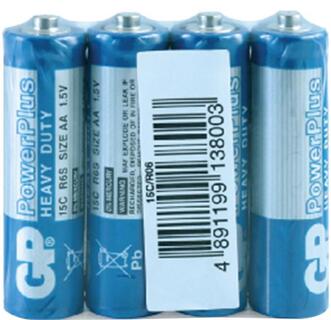 Батарейка GP PowerPlus Heavy duty R 06 15С (SR4) голубая 232913