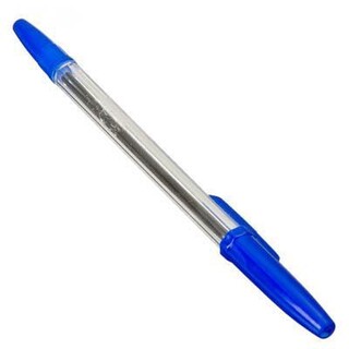 Ручка шариковая "ClipStudio" 525-104 синяя 0,7мм прозр корпус