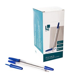 Ручка шариковая "Lite 51" синяя 0,7мм BPRL02-B