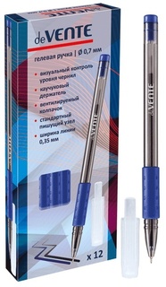 Ручка гель "deVente." синяя 0,7мм 5051608