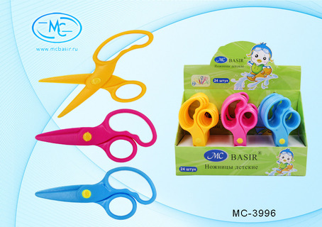 Ножницы 13 см "Basir" детские детские пластиковые лезвия МС-3996