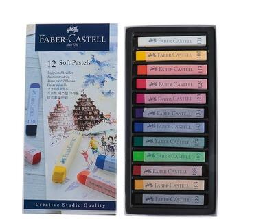 Пастель худож 12цв "Faber-Castell.Soft pastels" 128312
