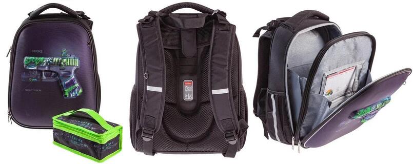 Рюкзак "Ergonomic Classic.Strike" 37*29*17см 2отд+термосумка NRk_60004 Hatber