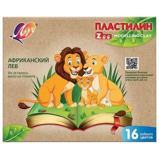 Пластилин 16 цв "Zoo" 240г  29С1723-08 Луч