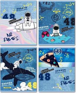 Тетрадь 48 л "Я не идеален" клетка лак Т5ск48_вл 9595