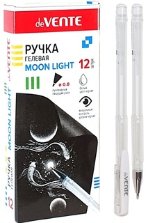 Ручка гелевая "deVente.Moonlight" белая, с эффектом Highlighter 0,8мм для черной бумаги 5051012