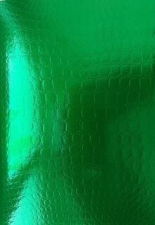 Тетрадь А4  96 л "Бумвинил.Metallic.CROCO" зеленый клетка 96Т4бвВ3 072789 (442) Хатбер