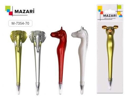 Ручка шариковая "Mazari.ZOO 1" синяя 0,7мм М-7354-70