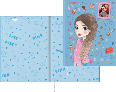 Дневник школьный 1-11 кл обложка твердая "deVente.Beauty Girl" тисн.фольго с рамкой для фото 2020209