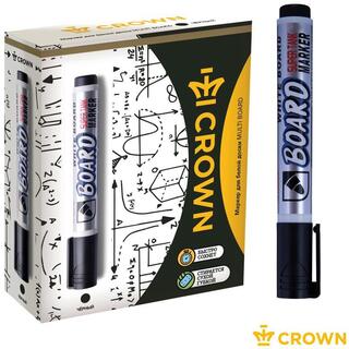 Маркер  "Crown.Multi Board" CBM-1000 для белых досок черный 3мм