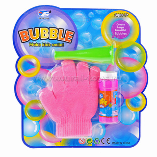Мыльные пузыри набор с перчаткой  819-6