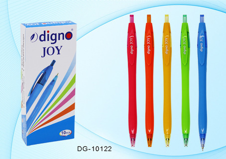 Ручка шариковая "Basir.Digno.Joy" автомат на масляной основе синяя 0,7мм DG-10122