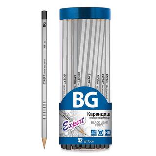 Карандаш ч\гр "BG.Expert" без ластика KR 4628