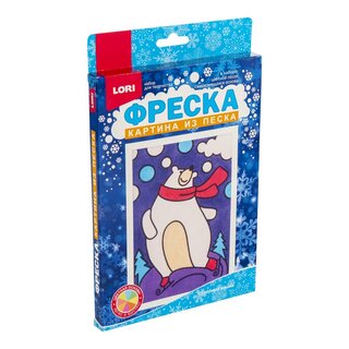 Набор для творчества "Картина из песка.Северный мишка" Пз/ф-038