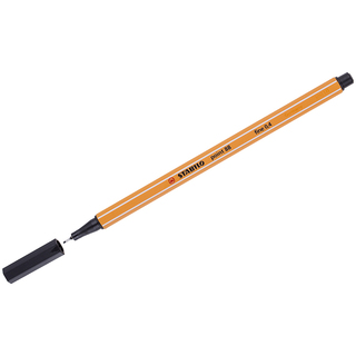 Ручка капиллярная "Stabilo Point 88" 0,4мм черная 88/46