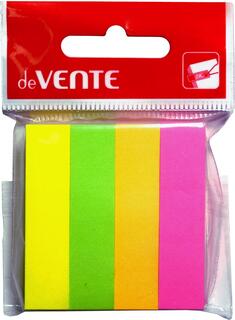 Набор стикеров "deVente" неон  (50*12мм 4*100листов) 2011301