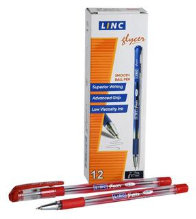 Ручка шариковая "Linc glycer" красная 0,7мм 1300RF/red
