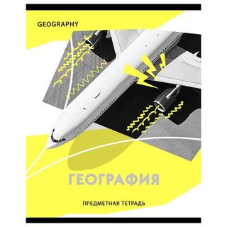 Тетрадь 40 л предметная "Neon-География" клетка ТП5ск40 11599