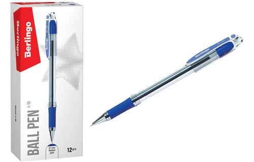 Ручка шариковая "Berlingo.I-15" синяя 0,7мм CBp_70012