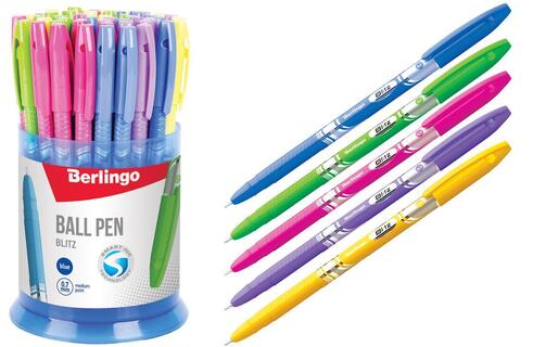 Ручка шариковая "Berlingo.Blitz" синяя 0,7мм CBp_70832