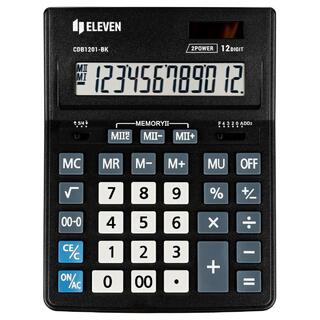 Калькулятор Eleven Business Line  12 разряд 155*205мм CDB1201-BK двойн.питание