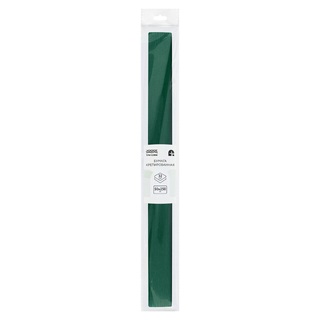 Цветная крепированная бумага в рулоне 50*250 32г/м2 темно-зеленая CR_43987 Три совы