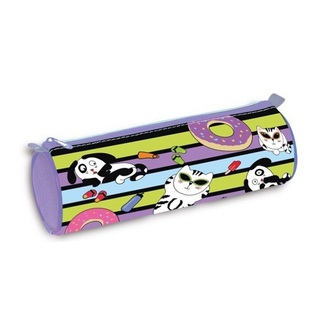 Пенал тубус "Сладкая компания" 210*70 на молнии Npt_27204 Hatber