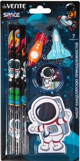 Набор  "deVente.Astronaut"(3 карандаша+точилка+2 ластика+блокнот) 5032306